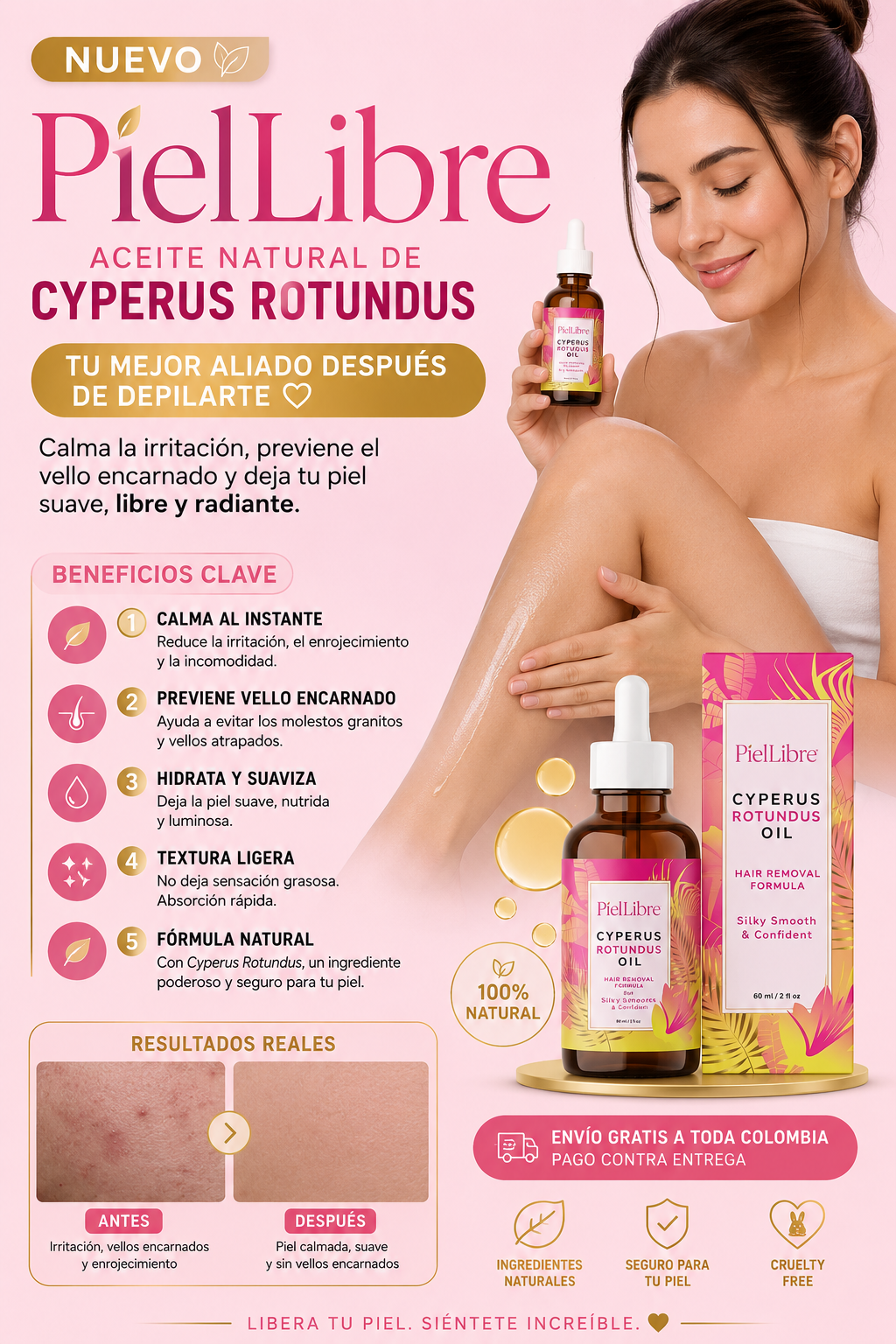 PielLibre CYPERUS ROTUNDUS OIL 2x1