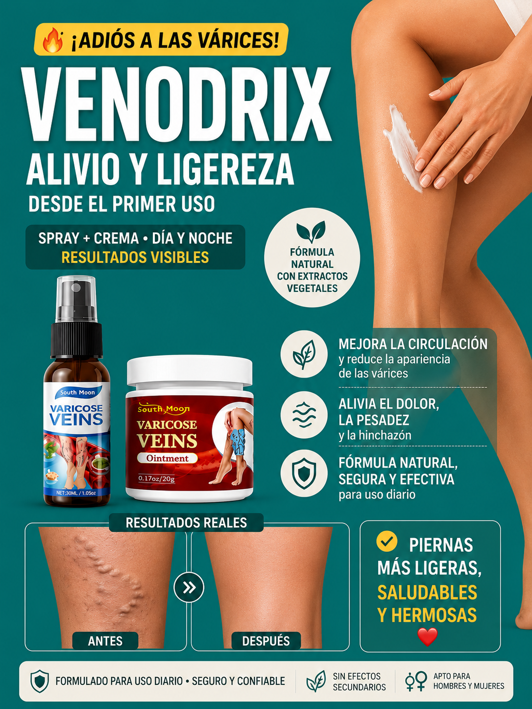 PACK VenoDrix ADIOS VARICES.